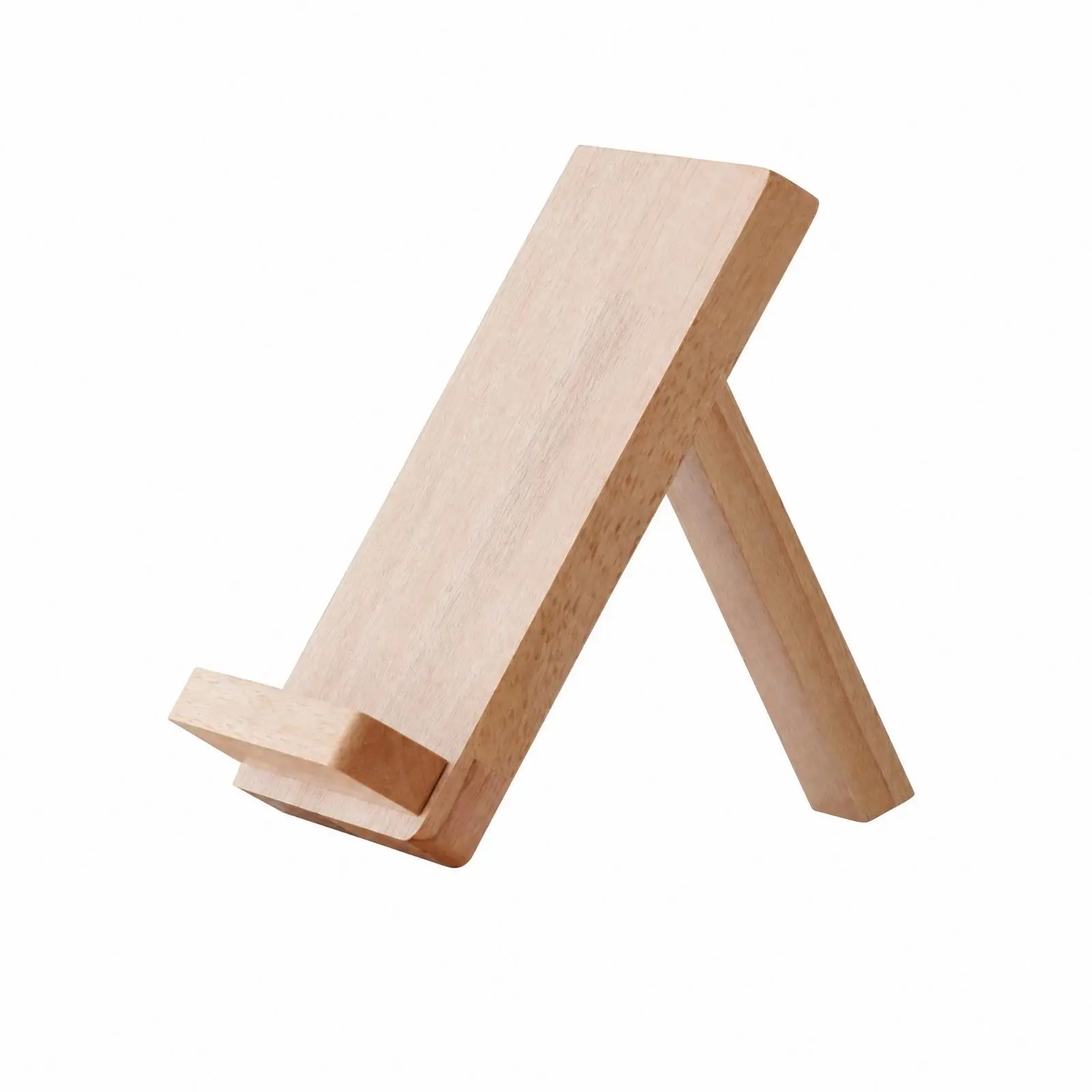 Natural Wood Book Display Stand Shelf for Desktop Counter Reading Corner Freestanding Organizer Rack
