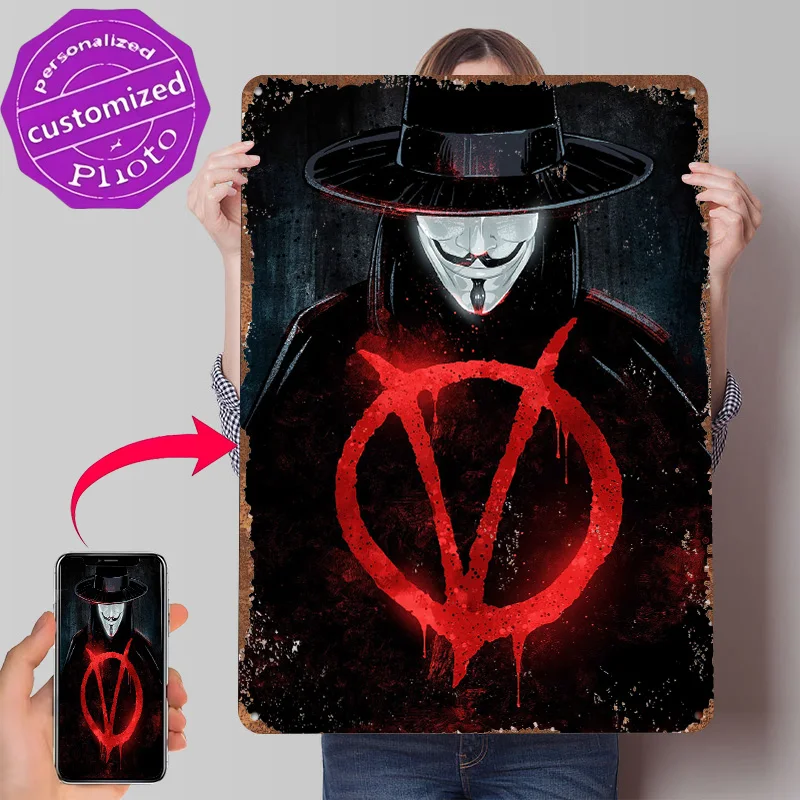 November Revolution Metal Poster Customized Wall Art Retro Vintage Tinplate Signs for Decoration Home Decor Items Wand Deko Room