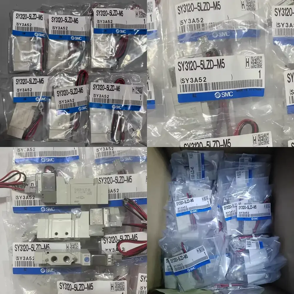 

SMC Original 5 Port Solenoid Valve SY3120-5LOZD-C6 SY3120-5LZD-C4/M5 Piping Type Single Solenoid Valve