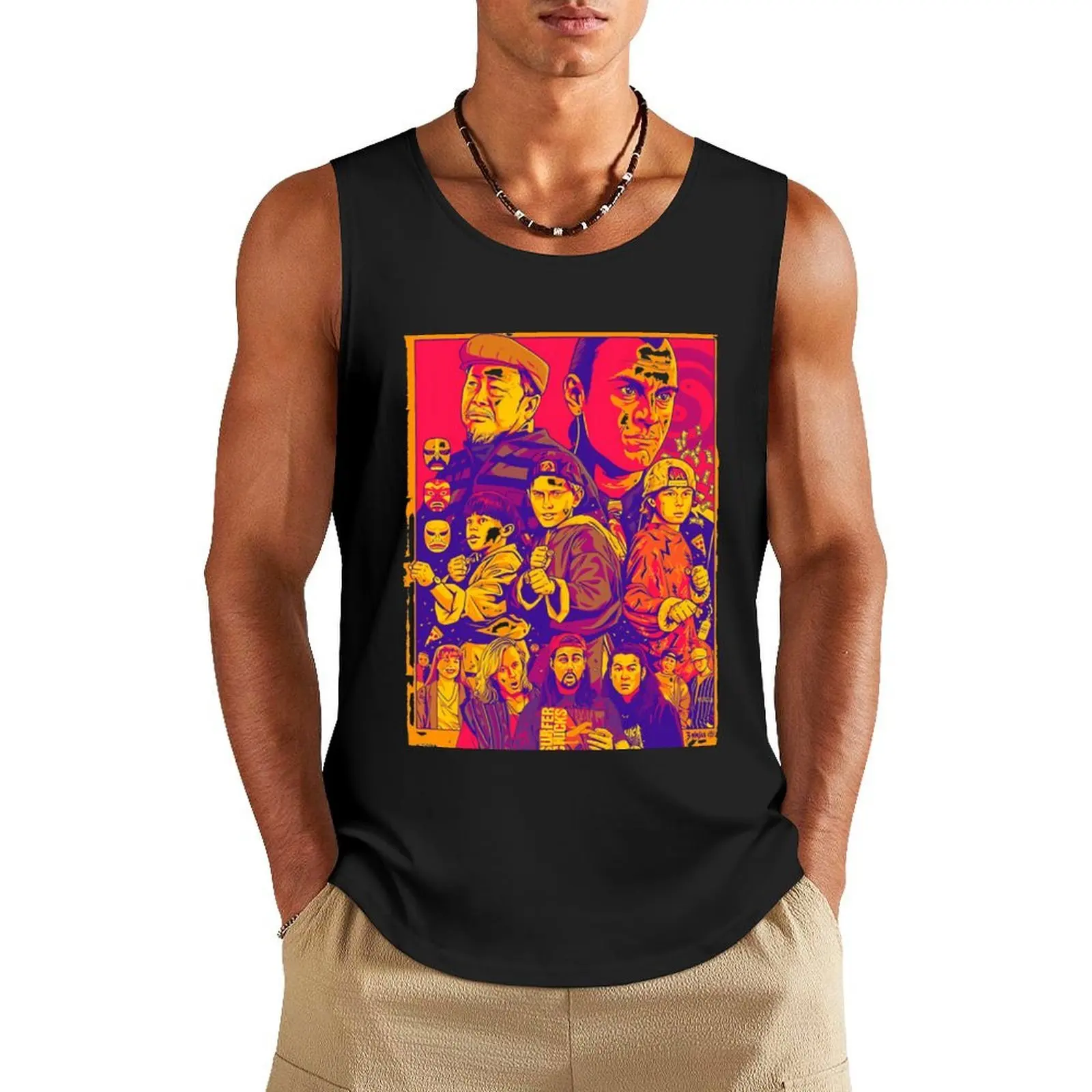 

3 Ninjas 1 Tank Top gym clothing men Sleeveless T-shirt sleeveless man shirts