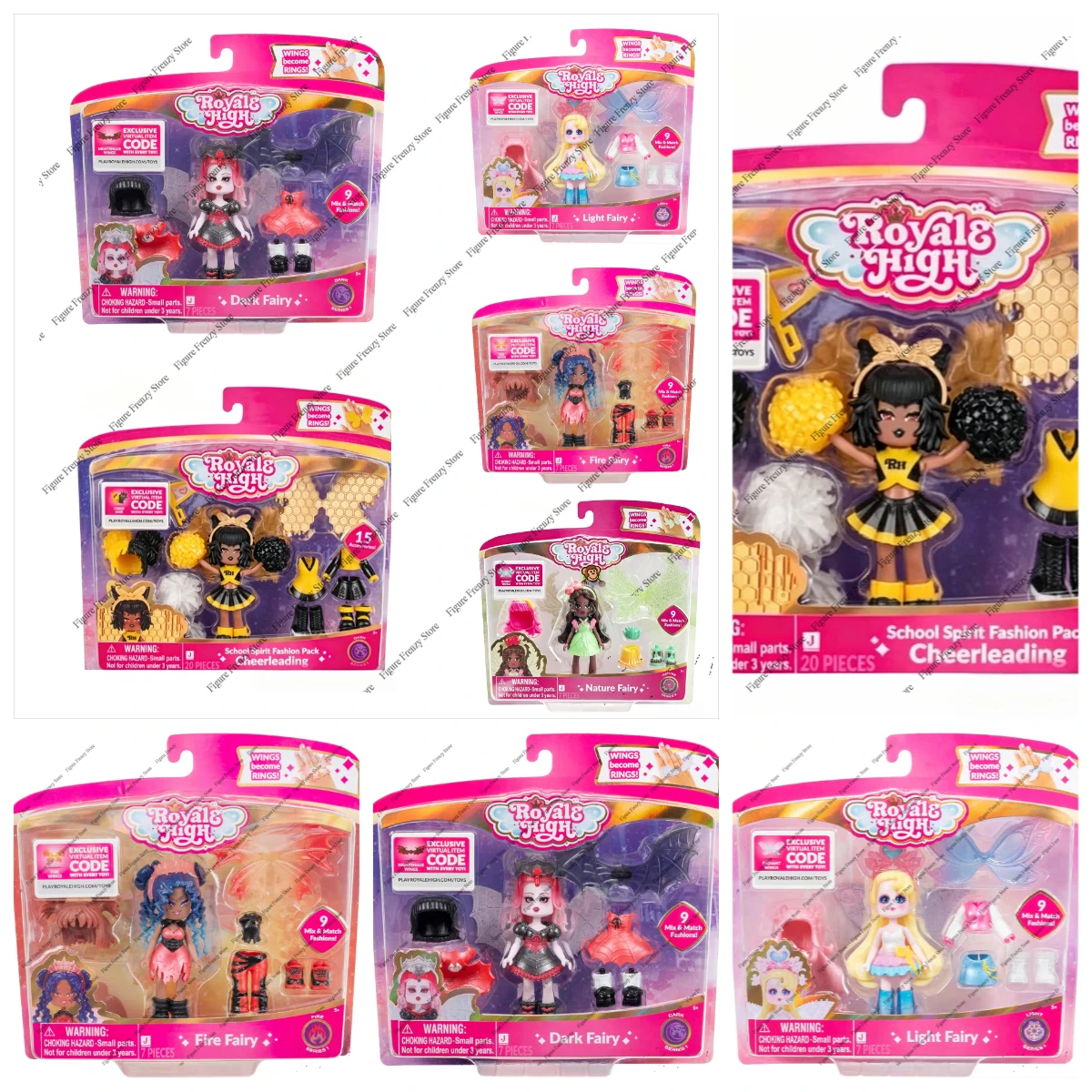 In stock Royale High cheerleading theme fashion set doll for Roblox game accessories toys DLC redemption code