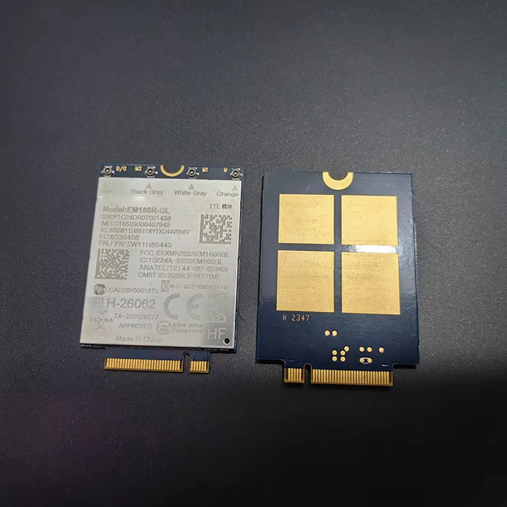 SDX24 EM160R-GL LTE Cat16 FRU 5W11H85443 Module WAN Adapter For L14 T14 P14s X13 2-in-1 Gen5 Gen6 X12 Laptop