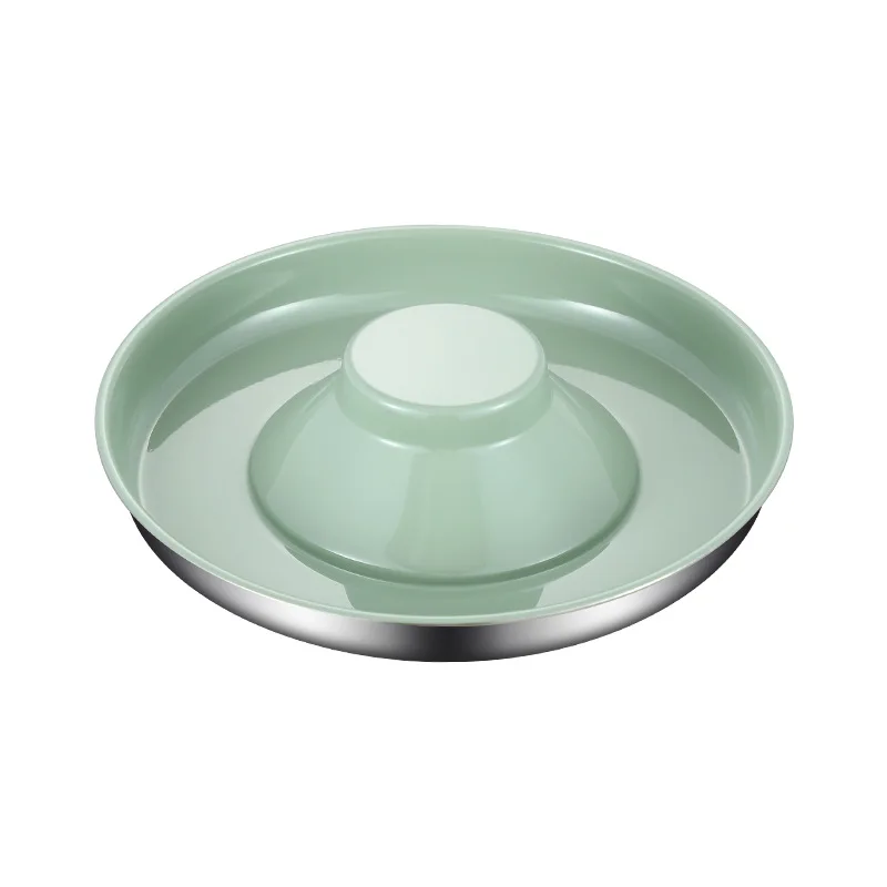 

CX stainless steel pet food bowl dog food basin cat and dog slow food universal anti-choking