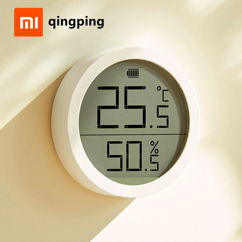 Xiaomi Qingping Digital Thermometer & Hygrometer Monitor Lite c Electronic Ink Screen Data Automatic smart sensor smart home