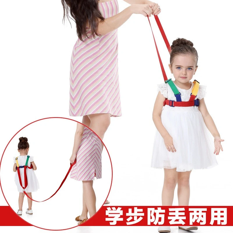 Breathable Simple Baby Walking Harness Anti-Loss Safety Strap Toddler Learning Walk Belt Summer Comfort Leash Outdoor Activity