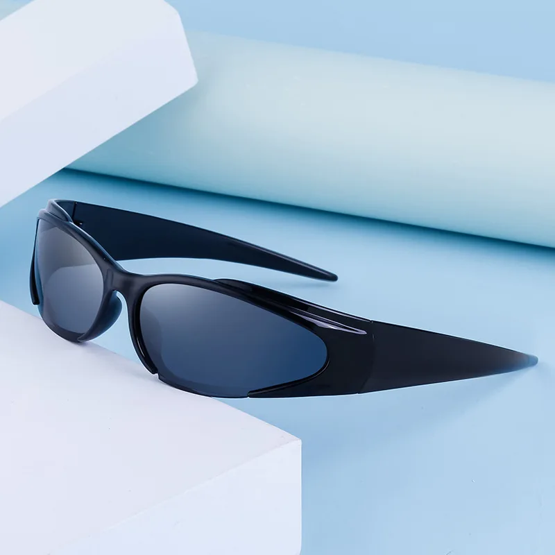 Neue y2k Sport Punk Sonnenbrille Frauen Männer Luxusmarke Mode Retro 2000's Brillen Vintage Steampunk Sonnenbrille Sonnenbrille uv400 – Detail 7