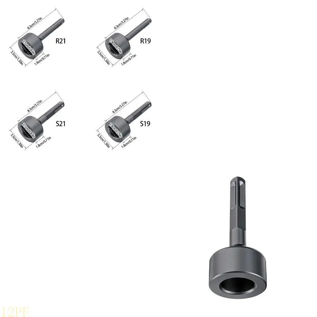 12PF Efficient Pile Driving Chisels Bit Drill Bit Hammer Head For Concrete Grooving And Ventilation Duct Work