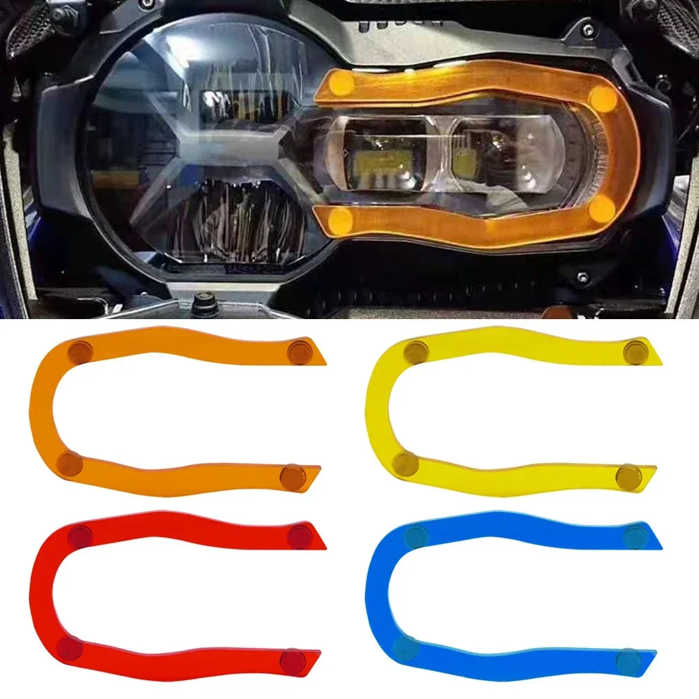 Motorrad Scheinwerfers chutz Linsen abdeckung LED-Lampe tägliche Lampe Verfärbung Patch für BMW R1250 GS GSA R1200GS LC Adv 2015-2018