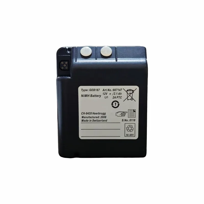 High Quality New GEB187 Battery for Leica TCA1100 TCA1700 TCA1800 TPS1000 TPS2000 TPS2003 Total Surveying Station, 12V 2100mAh