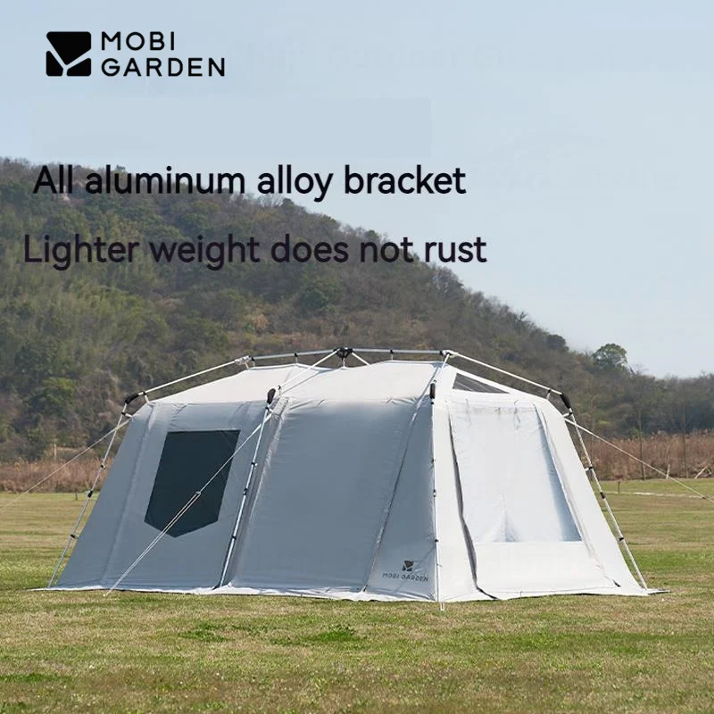 

MOBI GARDEN Automatic Tent Outdoor Camping Four Season Tent Overnight Folding Portable Travel Double Layer Tent Auto Roofing