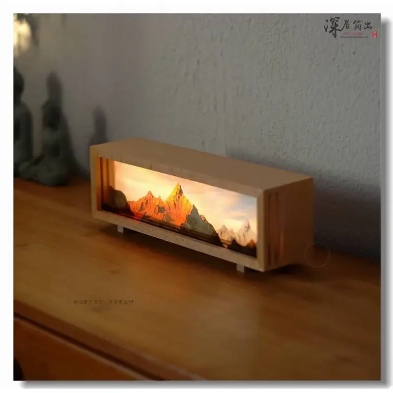 night light Meili Snow Mountain merchandise gift desktop ambient light Thousand miles Jiangshan