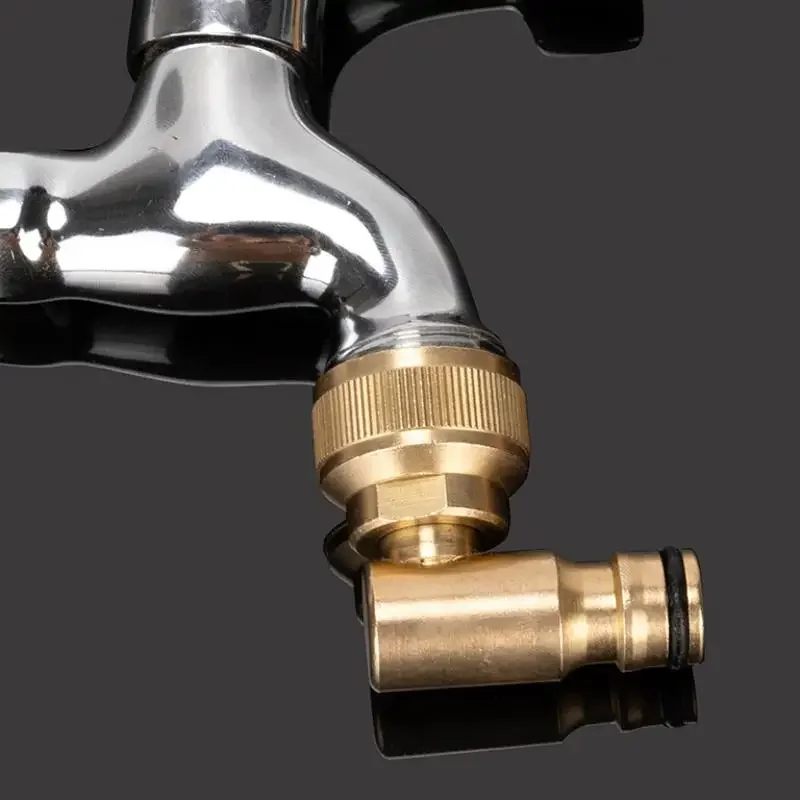 

1Pc 3/4" Thread Connector Faucet Hose Tap Water Adapter Quick Connector Water Pipe Fittings Home Replacement Accessory