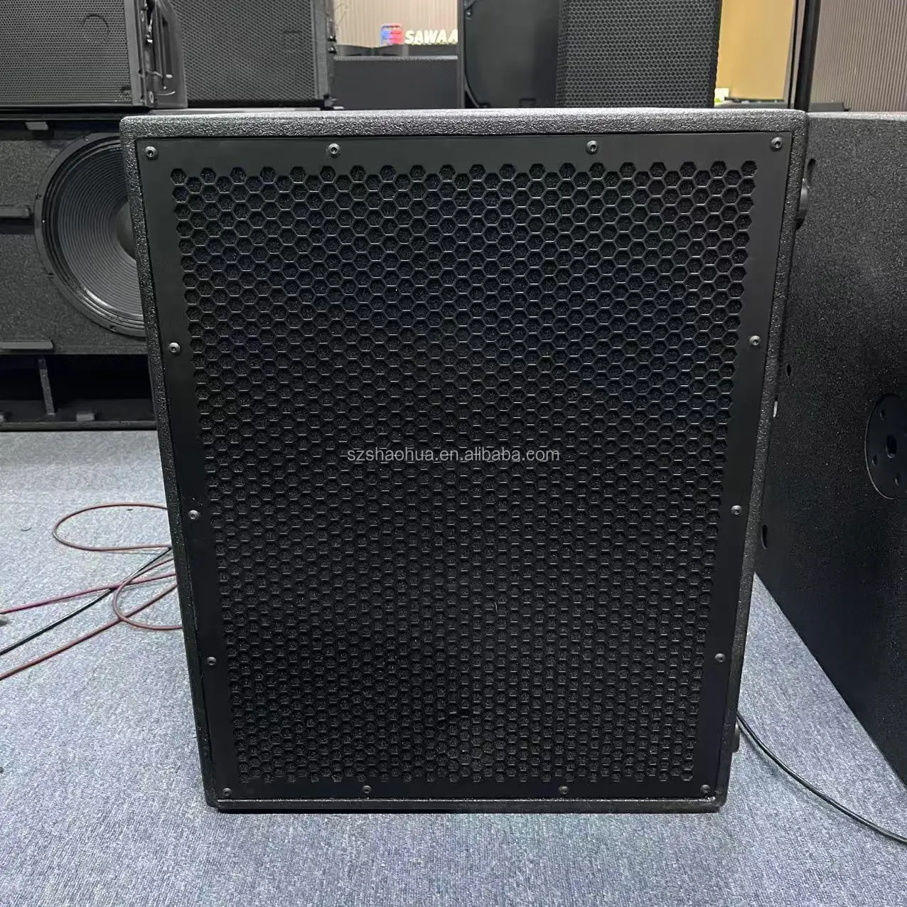 Sub 8004-como alto-falante subwoofer ativo de alta potência Pro Sound Subwoofers alimentados profissionais de 18 polegadas