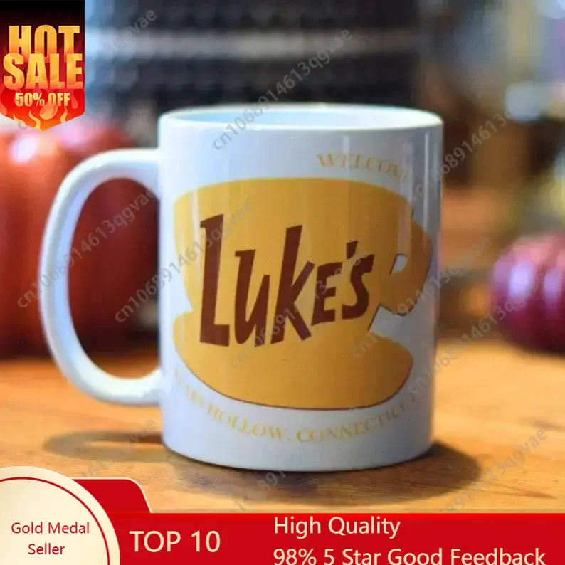 

Luke's Diner Mug Gilmore Girls Inspired Cug Ceramic Mug Gift Gilmore Girls - Gifts for Birthday Kitchenware Drinkware Cups