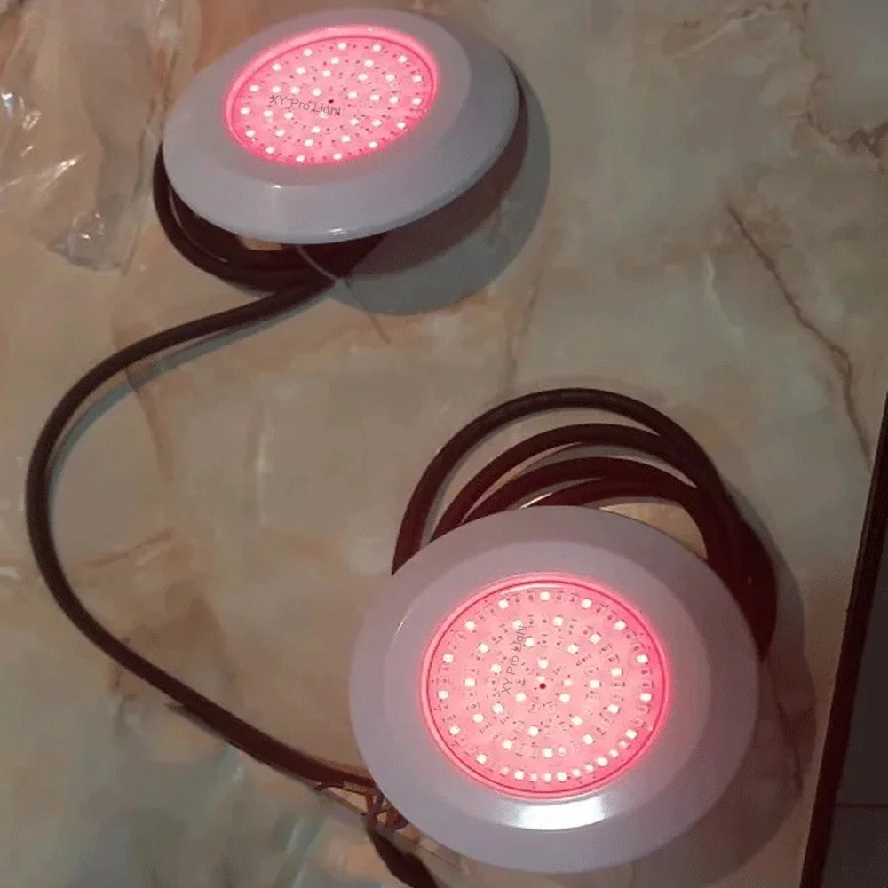 Luz LED RGB de 12W para Piscina, Lámpara de noche con WIFI + 2,4G, Control por aplicación, luces subacuáticas, fuente, paisaje, Piscina, Luz, foco