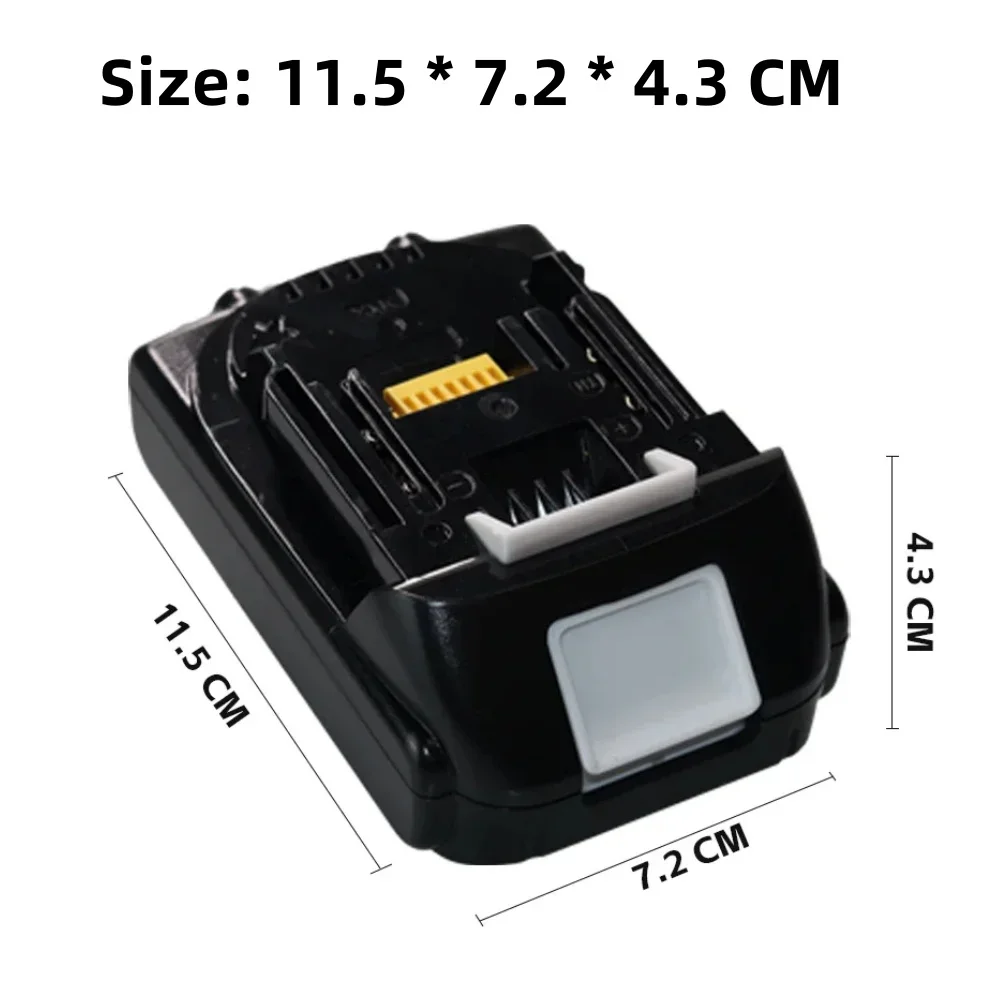 For Makita 18V 4Ah Rechargeable Power Tools Battery 18V makita with LED Li-ion Replacement LXT BL1860B BL1860 BL1850