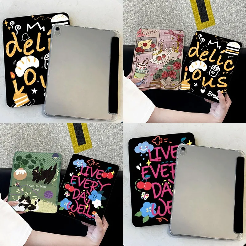 

Простота аксессуаров для планшетов 7 8 9th 10.2 Funda Cover Air 5. 4. Ipad Mini 6 2018 9.7 5th 6th Ipad Air 3 Generation 2019