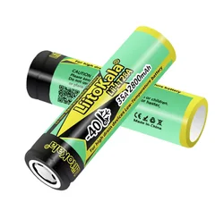 Original New LiitoKala 18650 2800mah battery 3.7v discharge 45a dedicated for energy rechargeable Accessories