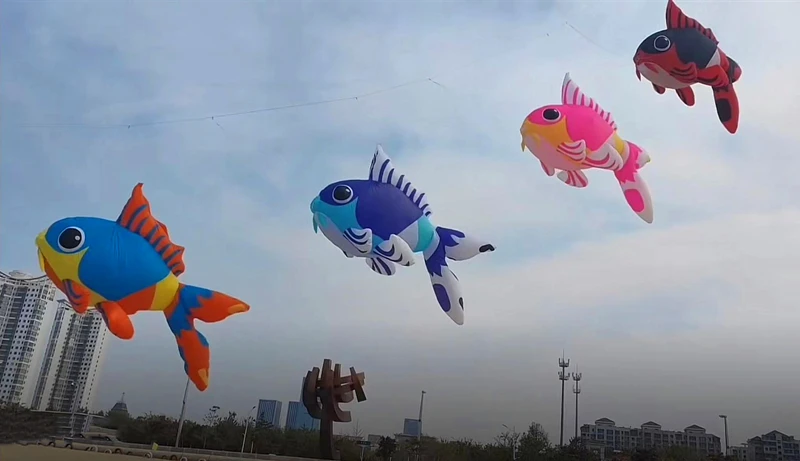 Giant soft kite pendant show kites weifang kite reel professional wind kites factory trilobites kites kitesurfing Outdoor toys