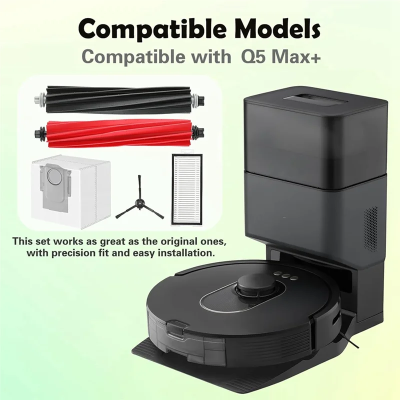 로보락 Q5 Max+ / Q5 듀오롤러+ 로봇 청소기 메인 사이드 브러시 헤파 필터 먼지 봉투 교체 부품 여름 세일