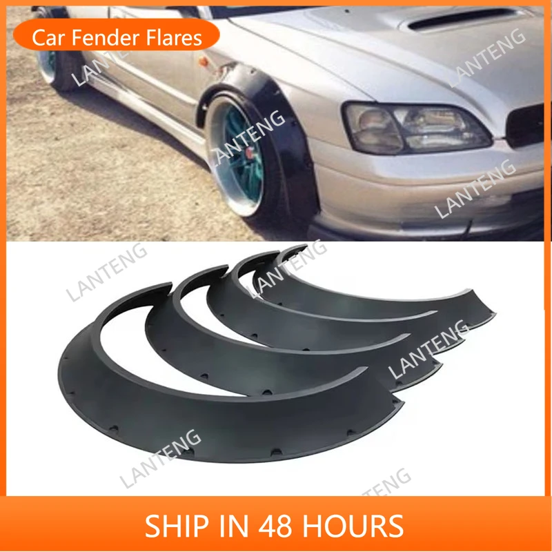 

Car Arch Wide Body Wheel Eyebrow Fender Flares For S-ubaru Impreza WRX STI Protector Mudguards Cover 4PCS Matt Black