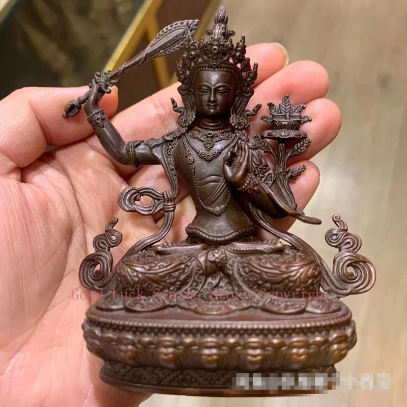 Wholesale Buddhist supplies Buddhism bless safe health good luck high grade GUANYIN Bodhisattva Manjusri Buddha statue Small