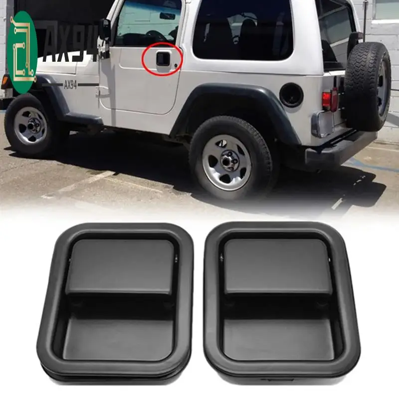 

AX94-Inner Door Handle+Exterior Door Handle Kit For Jeep Wrangler 55176383AE 55176382AE 55176477AB 55176476A