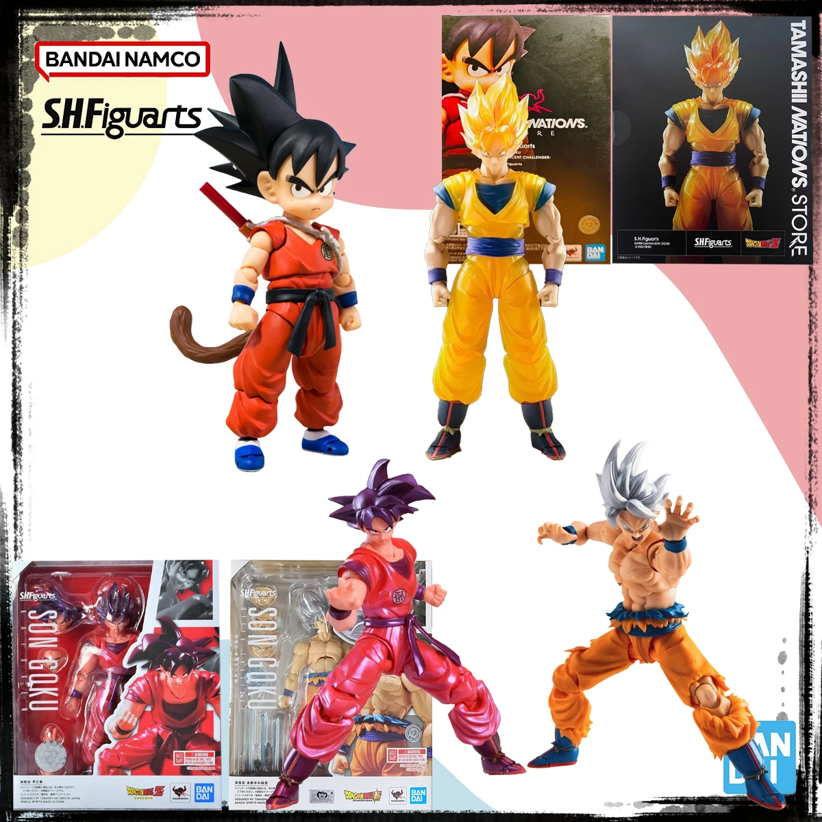 

Bandai натуральная оригинальная SHF Dragon Ball в наличии аниме-фигурка SON GOKU Z-FIGHTERS INNOCENT CHALLENGER KAIOKEN готовая модель игрушки