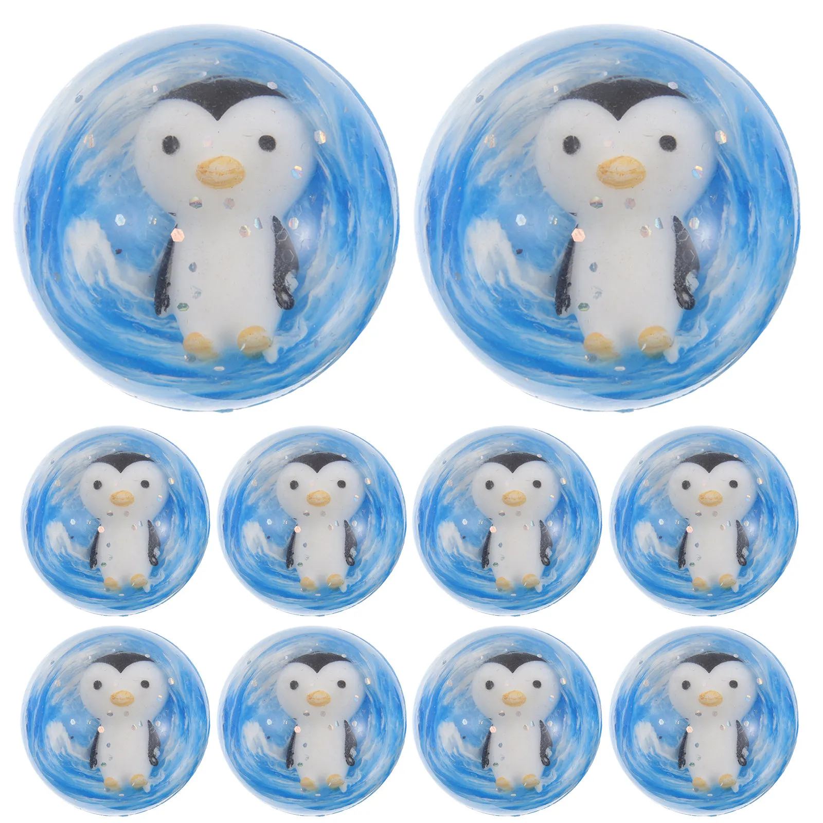 

12Pcs Penguin Bouncy Balls Children Birthday Party Essential Party Favors Boys Girls Ocean Bounce Balls Carnival Prizes Goodie