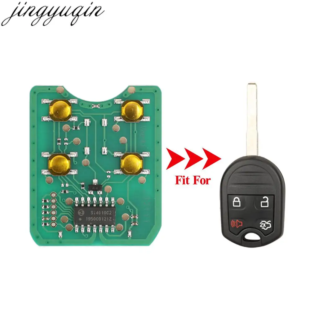 Jingyuqin Remote Car No Key Only PCB 315/433MHz For Ford Expedition Explorer Flex Taurus Lincoln MKZ Navigator CWTWB1U793 4/5B