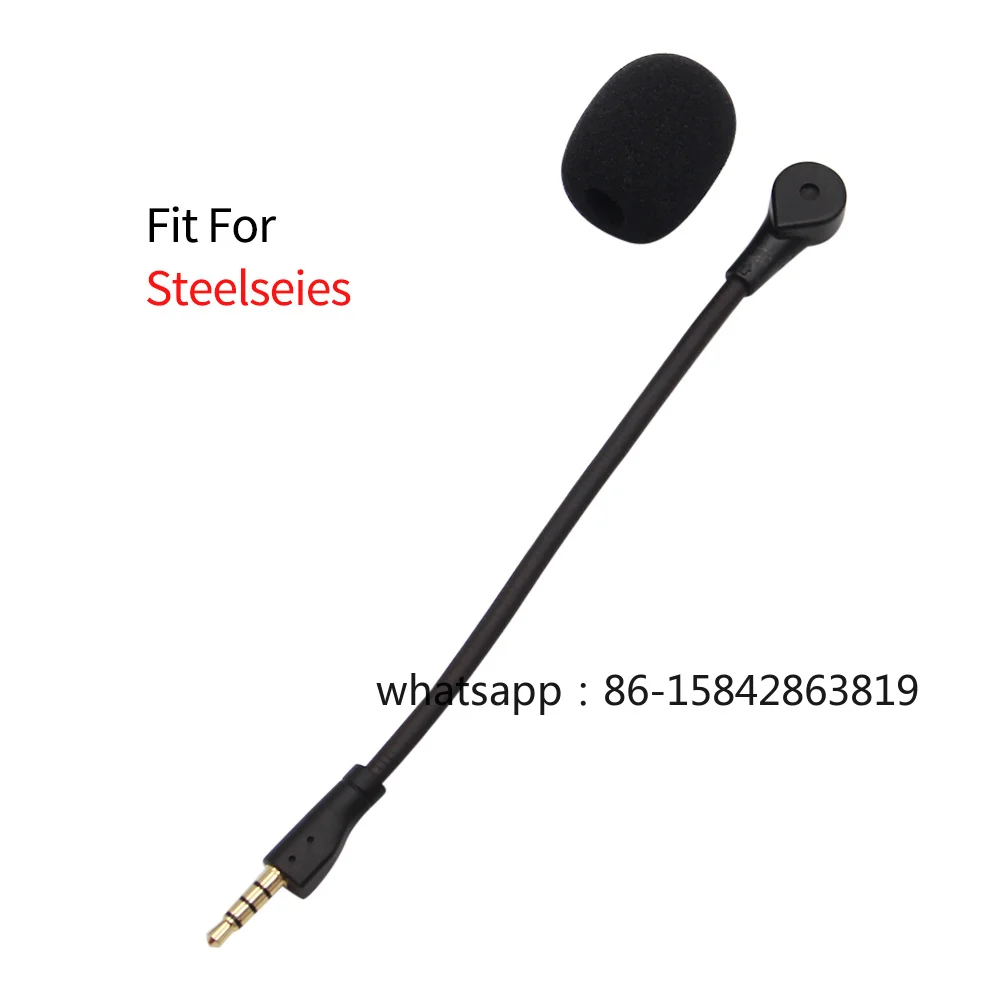 3.5mm Replacement Microphone for Logitech G Pro X for Steelseries Headphones E-Sports Game Headset Mic for Steelseies Headphones