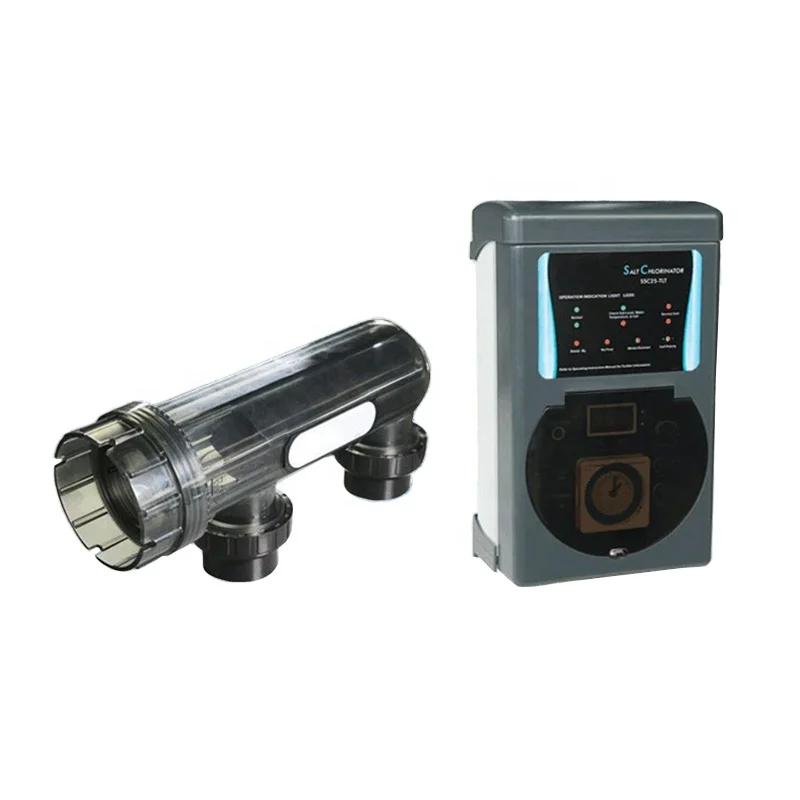 Clorador de sal Emaux SSC25-E para piscinas Equipo ABS esencial para niveles óptimos de cloro para niños