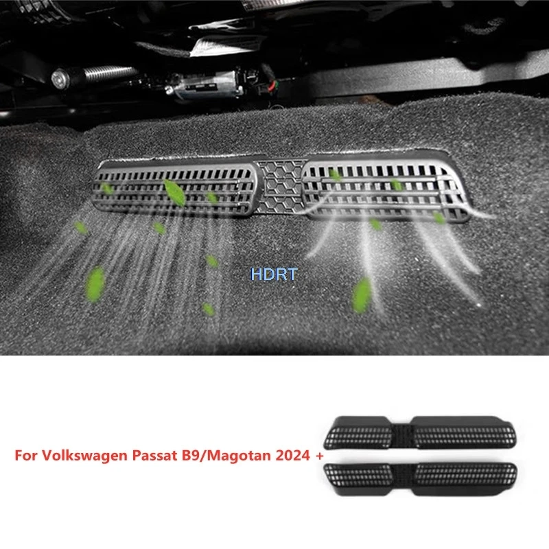 

Стайлинг автомобиля, заднее сиденье, вентиляционное отверстие, крышка, внутренняя наклейка, аксессуары для Volkswagen Passat B9 VW Magotan 2024 +