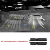 Car Styling Rear Seat Air Conditioning Vent Outlet Cover Interior Sticker Accessories For Volkswagen Passat B9 VW Magotan 2024 +