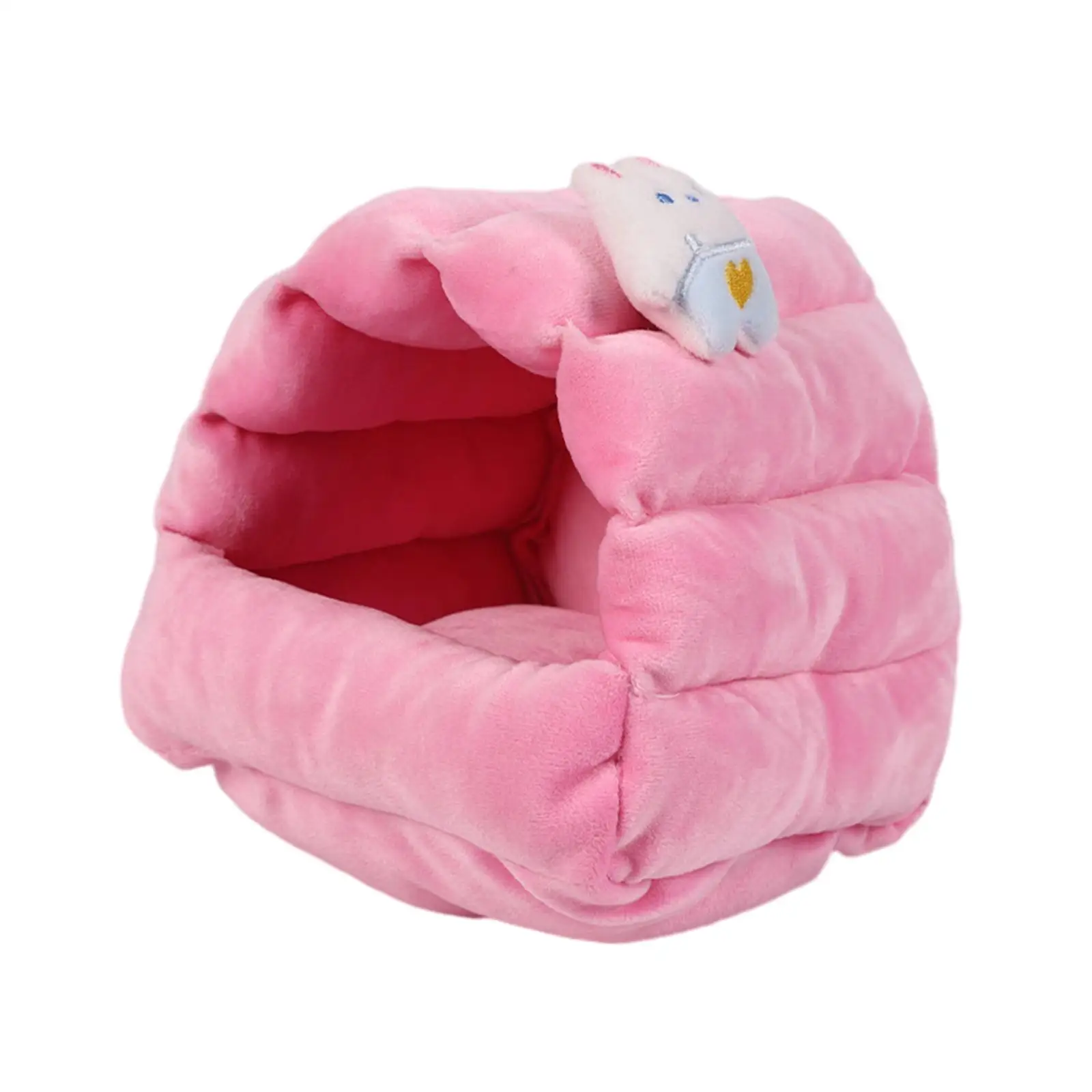 Winter Warm Hamster Bed Soft Small Pet House Habitats Guinea Pig Cave Bed for Small Animals Hedgehog Dwarf Cage Accessories Rat