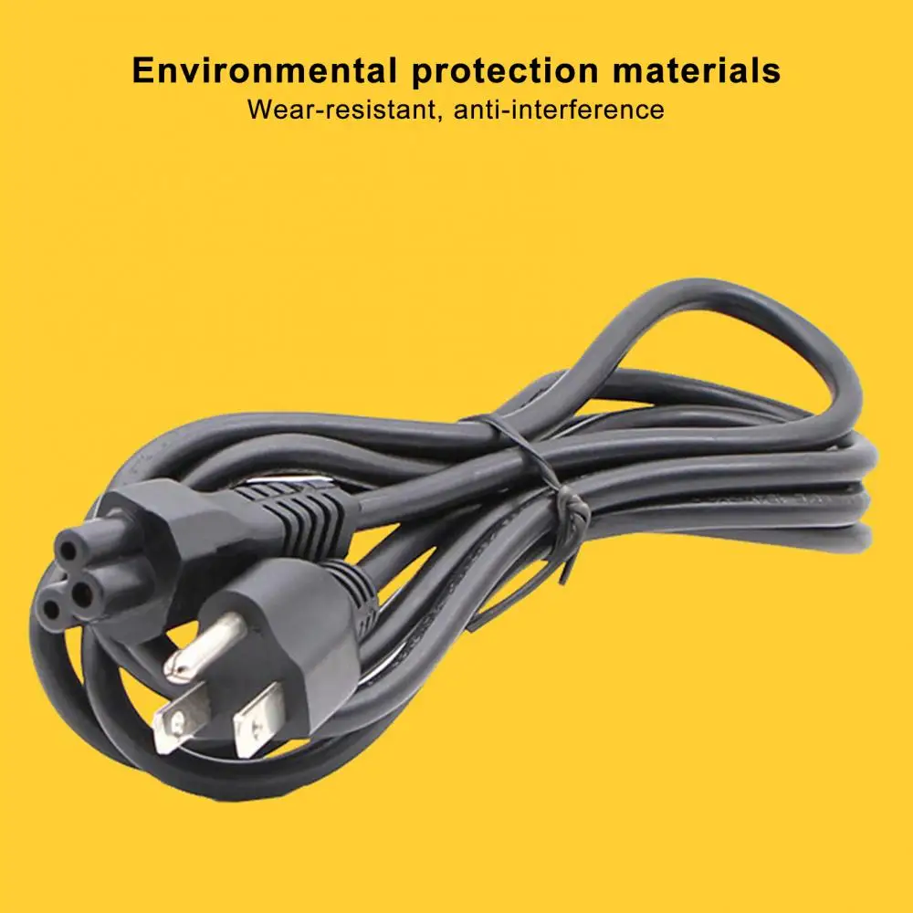 1.2/1.5m EU And US Plug Universal Laptop Charger Plug Power Adapter Cord Cable For PC