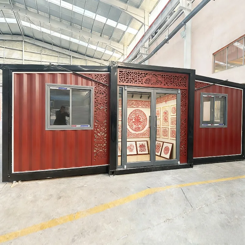 Ready to Ship Prefabricated 20Ft 40Ft Prefabricated Expandable Container House for Sale Shipping Prefab Tiny Home 3 4 5 Bedrooms