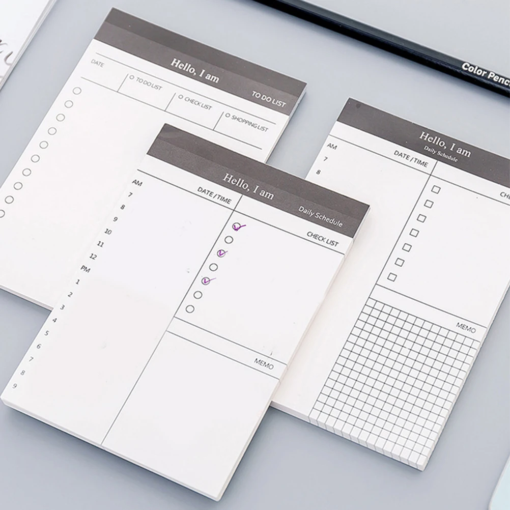 Note Pads Daily Use Compact Planner High Grade Paper Smooth Writing Household Memo Pads Convenient Notepad Student Office Work