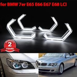 for BMW 7 series E65 E66 E67 E68 Alpina B7 LCI 730i 735i 740i 745i 750i 760i 05-08 M4 Iconic Style LED Angel Eyes  rings