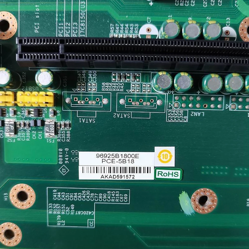 PCE-5B18 ل Advantech PCE-5B18-88 REV.A1 64 بت PCI PICMG 1.3 PCE-7B19-88 A1 لوحة قاعدة اللوحة الأم للتحكم الصناعي