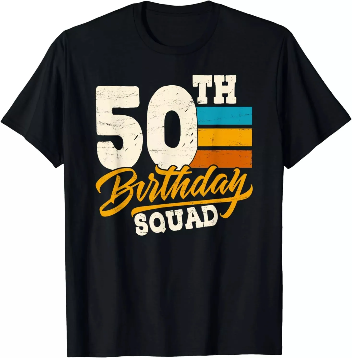 

50th Birthday - 50 Yrs Old Bday Vintage Retro Gift Unisex T-Shirt S-5XL