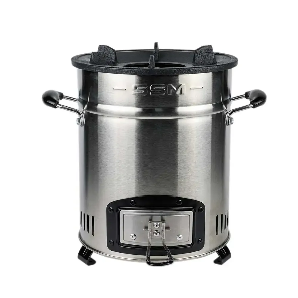 African household outdoor stainless steel pellet cooker for fast cooking