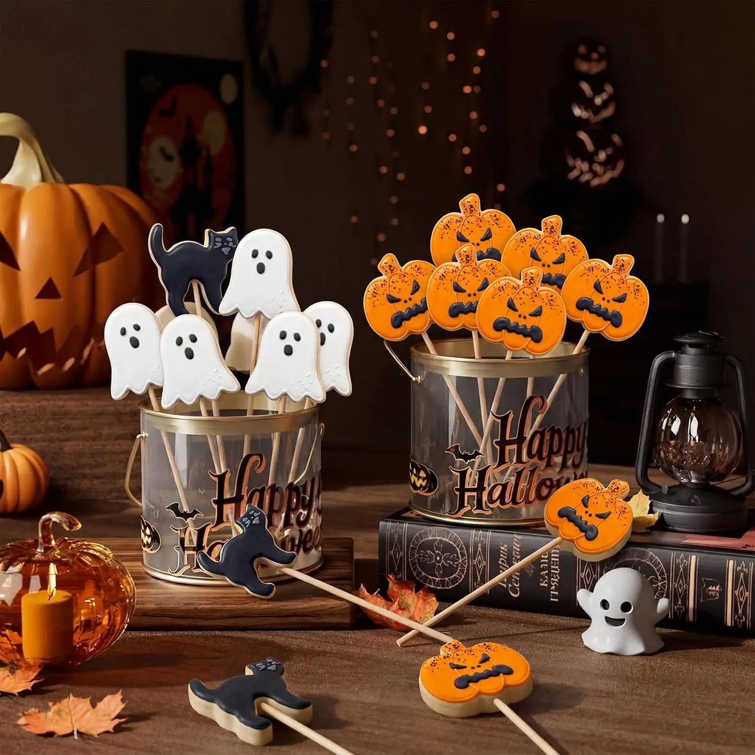 3 Pcs Halloween Cake Pop Mold Set for Chocolate Lollipops Treats - Halloween Party & Home Baking Essentials for Birthday Parties - view 2