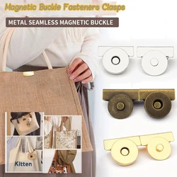 5Pc Magnetic Buckle Fasteners Clasps Snaps Buttons Bag Hardware Magnet Button For Handbag Snap Clasps DIY Craft Bags Accessories