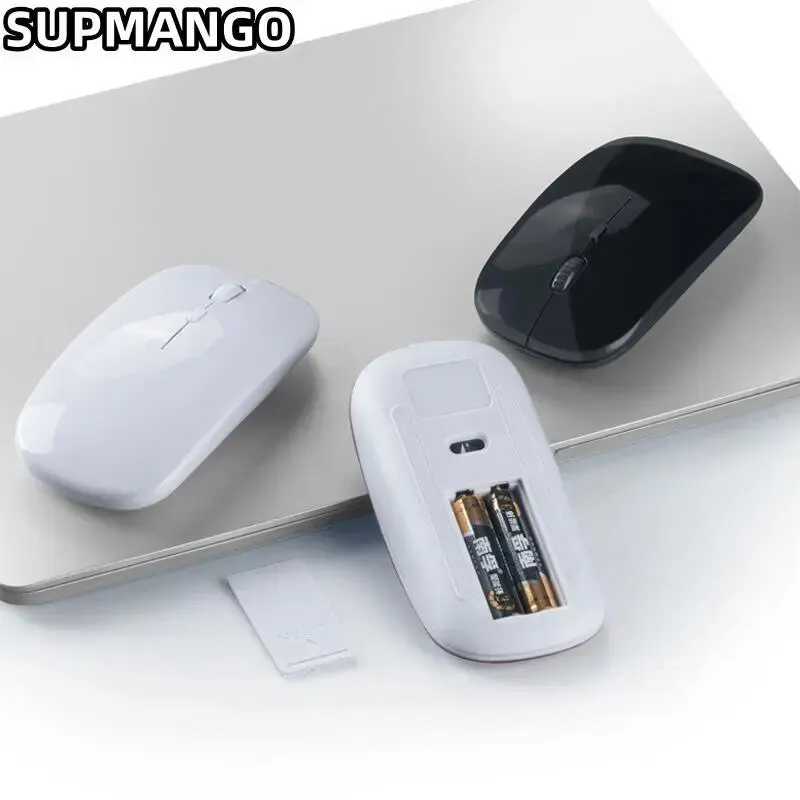 Wireless Mouse USB Mute Office Home Desktop Computer Laptop Battery Ultra Thin Mouse Wireless