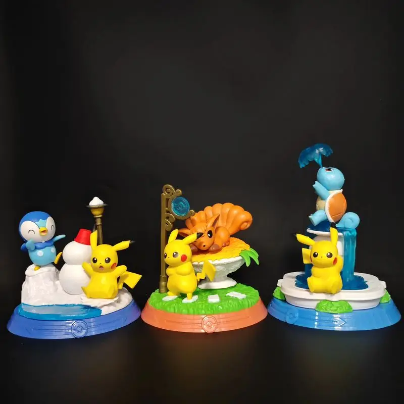 new-anime-pokemon-pocket-monsters-elf-blind-box-30th-anniversary-pikachu-commemorative-limited-scene-decoration-trendy-toys-gift