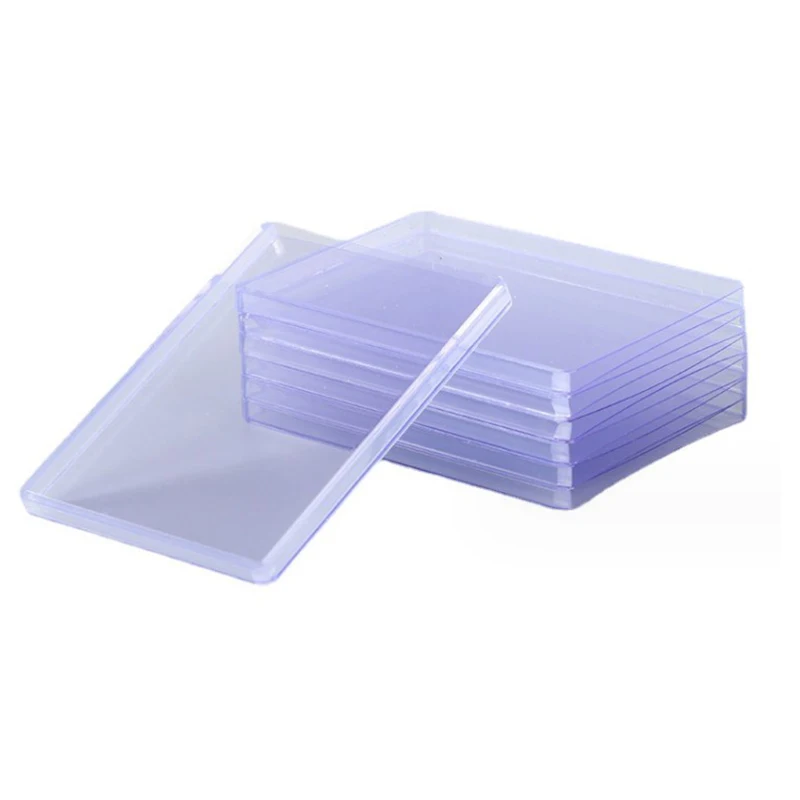 10PCS New Ultra-thin Photocards Film Protector Idol Photo Sleeves Holder With Screen Protector Transparent Card Covers 76x102mm