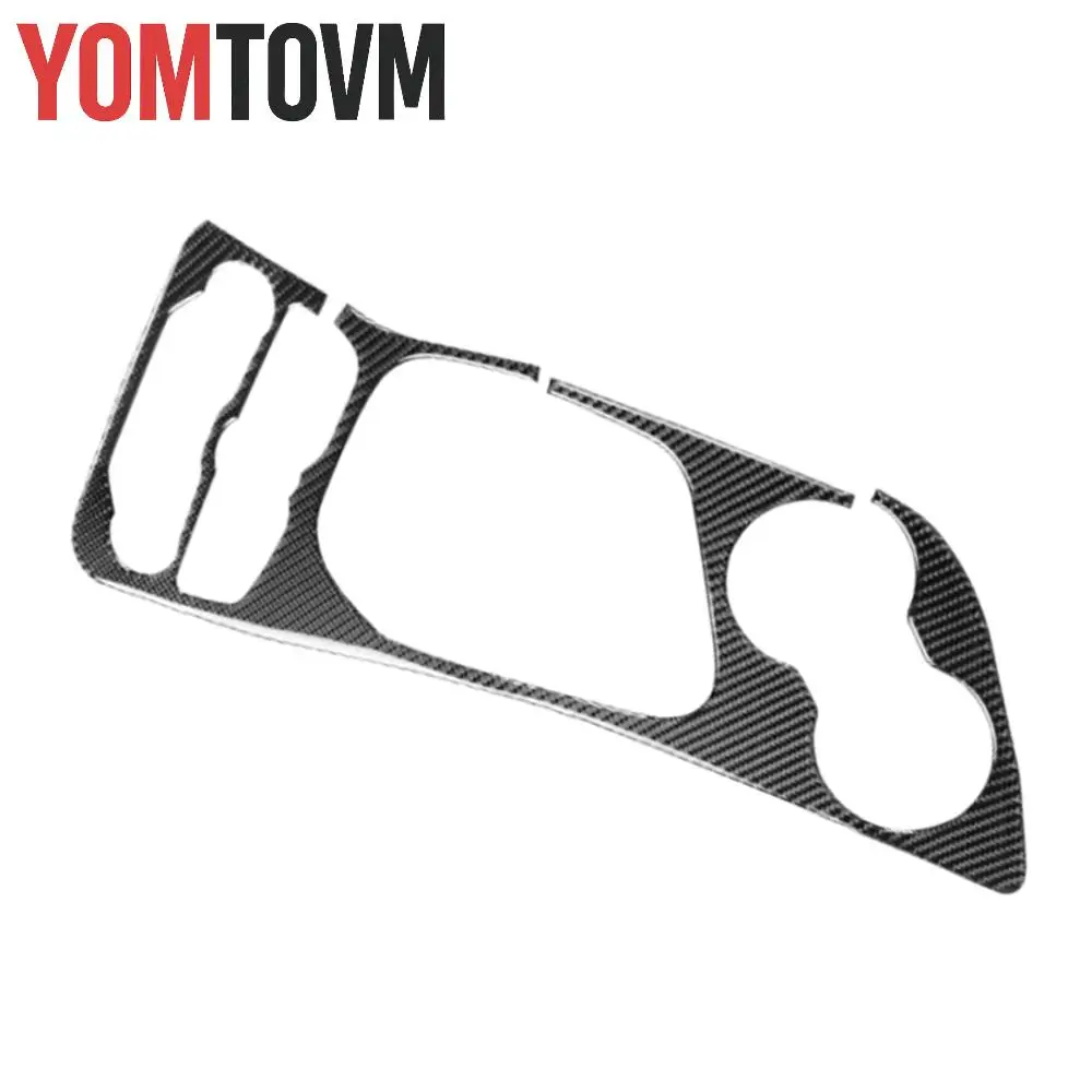 

Отделка из углеродного волокна для Dodge Ram 2010-2015, наклейка на центральную панель чашки коробки передач, наклейка на панель переключения передач