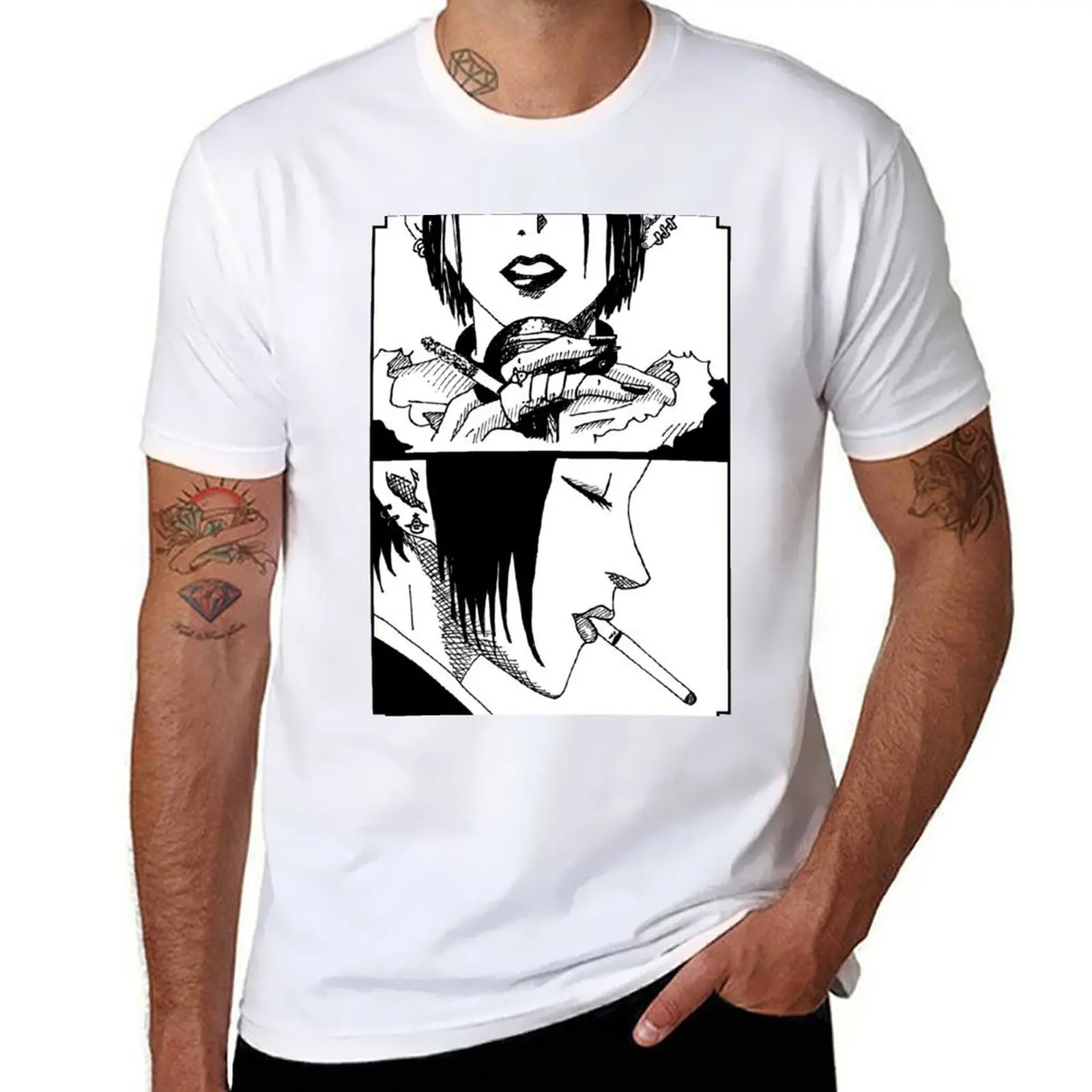 

NANA - Manga T-Shirt men t shirt cotton 100% t shirts for man pack white T-Shirt