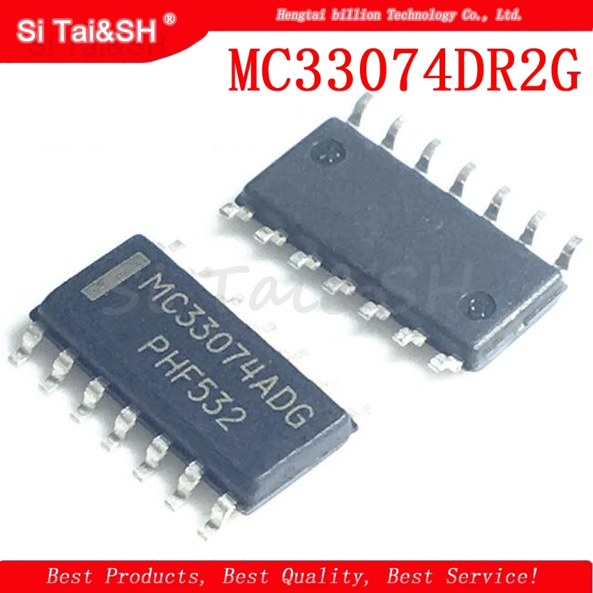 5PCS MC33074DR2G  MC33074DR   MC33074 MC33074DG 